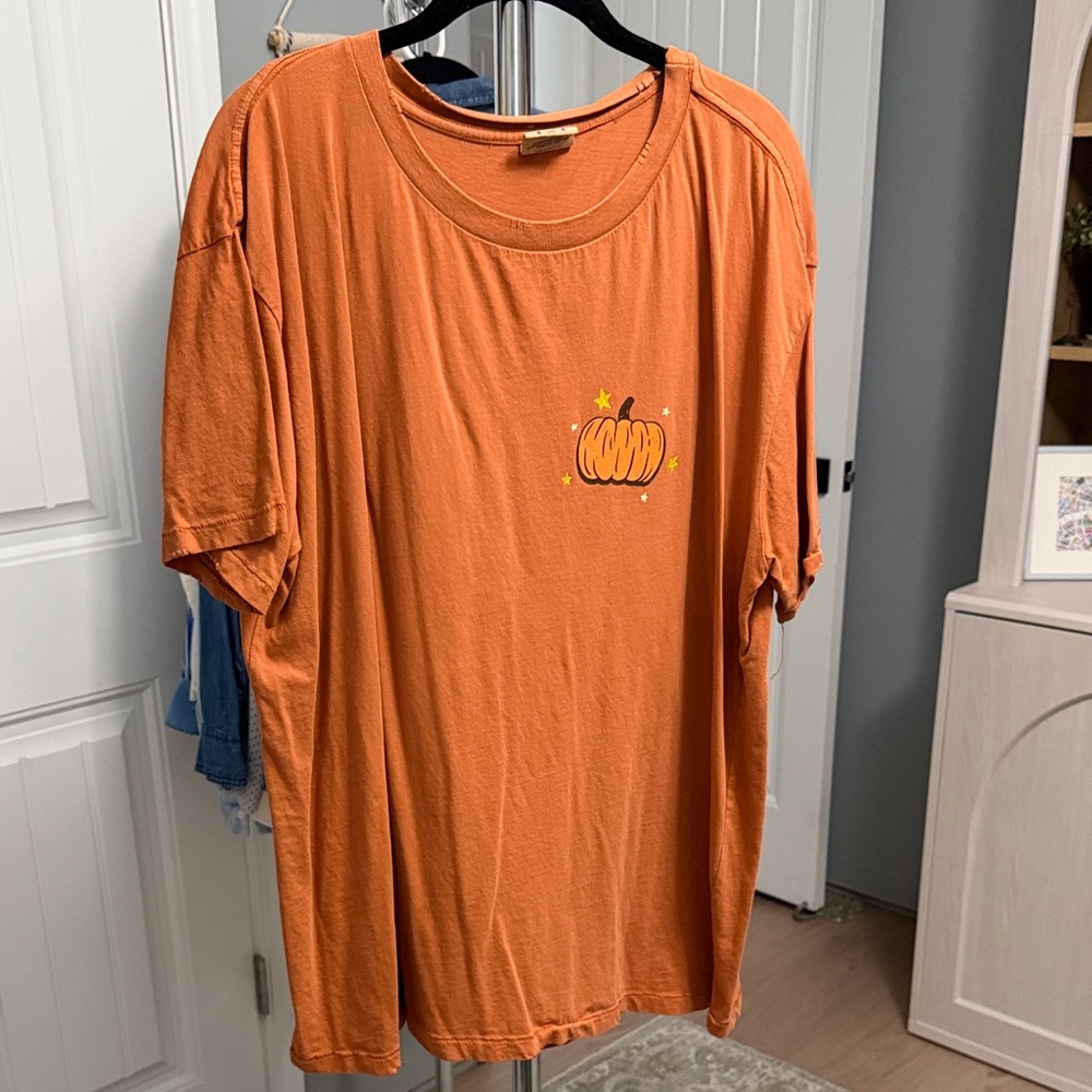 Orange Pumpkin Graphic Tee